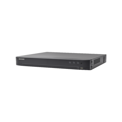 Imagen de (Audio Bidireccional) DVR 32 Canales TurboHD + 8 Canales IP / 5 Megapixel Lite - 3K Lite / Acusense / Reconocimiento Facial  / Audio por Coaxitron / 2 Bahías de Disco Duro / H.265+ / Salida de Video en Full HD