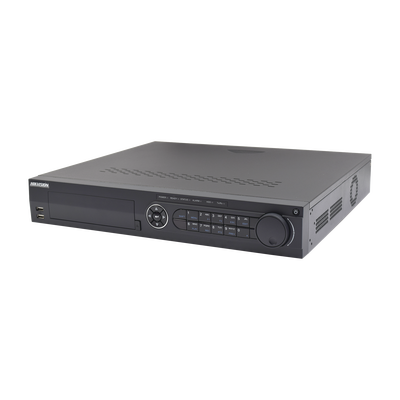 Imagen de DVR 16 Canales TurboHD + 8 Canales IP / 3K/5MP / Audio por Coaxitron / Acusense / 4 Bahías de Disco Duro / Videoanalisis / 16 Entradas de Alarma