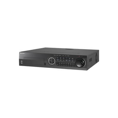 Imagen de DVR 16 Canales TurboHD + 8 Canales IP / 3K / 5 Megapixel /  8 Bahías de Disco Duro / 16 Entradas de Audio Fisicas (Microfono por Separado) / Audio por coaxitron / Acusense / 16 Entradas de Alarma / POS / H.265+