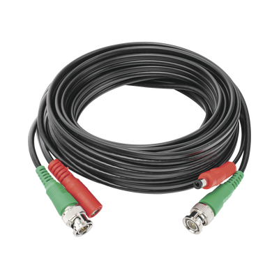 Imagen de Cable coaxial ( BNC RG59 ) + Alimentación / SIAMÉS / 5 Metros / 100 % COBRE / Para Cámaras 4K  / Uso interior y exterior