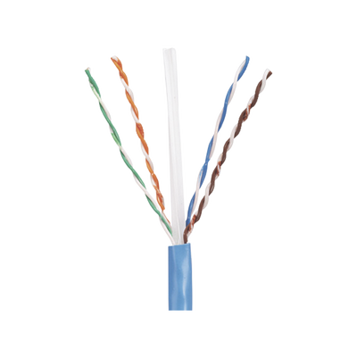 Imagen de Bobina de Cable UTP 305 m. de Cobre, PanNet, Azul, Categoría 5e (24 AWG), PVC (CM), de 4 pares