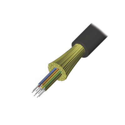 Imagen de Cable de Fibra Óptica de 6 hilos, Interior/Exterior, Tight Buffer, No Conductiva (Dieléctrica), Riser, Multimodo OM3 50/125 optimizada, 1 Metro