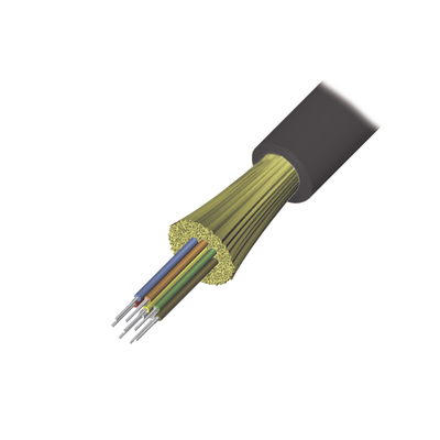 Imagen de Cable de Fibra Óptica de 6 hilos, Interior/Exterior, Tight Buffer, No Conductiva (Dieléctrica), LS0H, Multimodo OM4 50/125 optimizada, 1 Metro