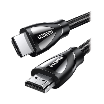 Imagen de Cable HDMI 2.1 de Nylon Trenzado / 3 Metros / 8K@60Hz/4K@120Hz / eARC (Canal de Retorno de Audio / HDR10+ / VVR / HEC (Canal Ethernet HDMI) / ALLM / 3D / Dolby Atmos / Dolby Visión / 48 Gbps / Mayor Duración.