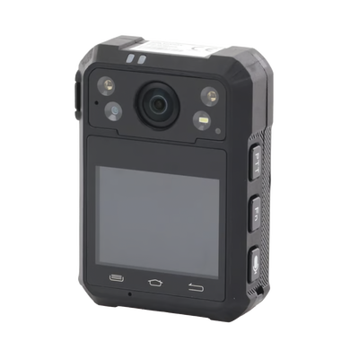 Imagen de Body Camera Portátil / Grabación a 1920 × 1080p / Pantalla Frontal 1.77" TFT / Conexión Remota 4G / WiFi / GPS / Fotos de Hasta 40 Megapixel / IP68 / H.265 / 128 GB de Almacenamiento / Microfono Integrado