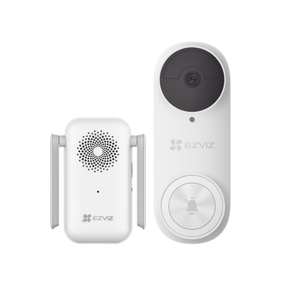 Imagen de Timbre con Cámara Wi-Fi (Doorbell) de Batería Recargable  / Libre de Cables / Uso Exterior Con Protección (IP65) / Cámara 3 Megapíxel / Llamada a la App / Incluye Timbre Para Interior Con Timbres Seleccionables / Ranura