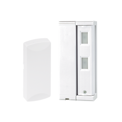 Imagen de Sensor de Movimiento  Inalambrico/ Tipo Cortina / Ajuste de detección 2m o 5m / 100% Exterior / Inalámbrico / Incluye transmisor SFWST232 para paneles Honeywell / Proteja fachadas, puertas, ventanas, balcones y mas!