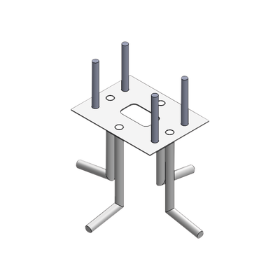 Imagen de Ancla Para Sujeción al Piso Compatible con Todas las Barreras Vehiculares XB, XBF y XBS