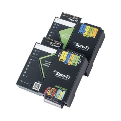 Imagen de Convertidor de lectora para control de acceso (cableado a inalámbrico) / 1 Wiegand / 2 Relevadores / 2 Entradas / Atraviesa hasta 1.6 KM En Construcción o Material