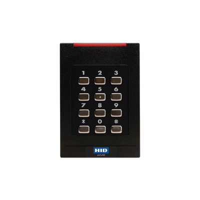 Imagen de Lector con Teclado 921 PROX HID, EM /iClass SEOS (no clonable) /iClass SE/ iClass SR/ iClass /Mifare Classic, DesFire, Bluetooth/ Garantía de por Vida
