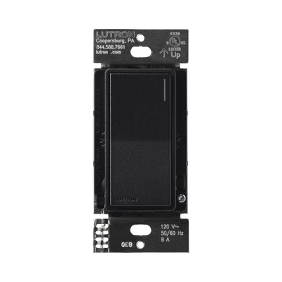 Imagen de (RadioRa3) Apagador Sunnata color negro para linea Radio Ra3, 8A de iluminación, 5.8A Motor