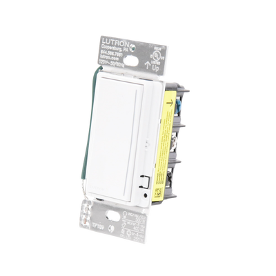 Imagen de (RadioRa3) Atenuador  táctil SUNNATA Dimmer PRO color blanco mate para linea Radio Ra3, el cable neutro es opcional 250W LED / CFL
