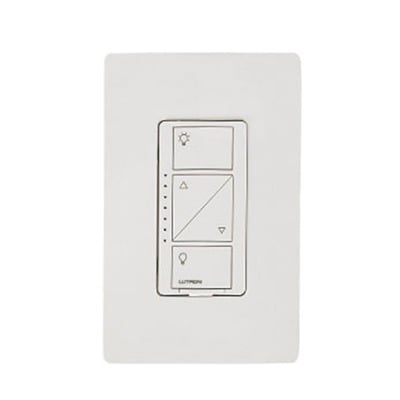 Imagen de (Caseta Wireless) Atenuador de pared. Aumenta/Disminuye Intensidad de Iluminación.  No requiere cable neutro. 150W LED / 600W INC/HAL