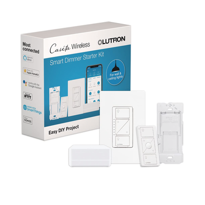 Imagen de (Caseta Wireless) Kit Hub controlador, atenuador (dimmer), control y tapa.