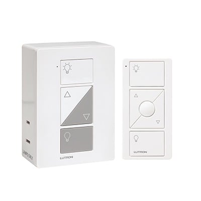 Imagen de (Caseta Wireless) Kit, adaptador y control remoto PICO, Ideal para lamparas, tiene 3 funciones atenuador, on/off, repetidor señal.