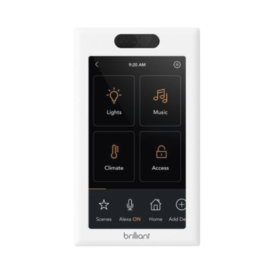 Imagen de Control de iluminación touch desde su pantalla en pared