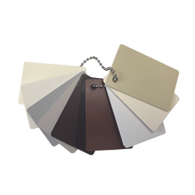 Imagen de Muestrario, de colores con acabados Matte para los atenuadores, teclados, interruptores y accesorios LUTRON.
