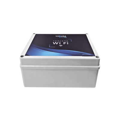 Imagen de Modulo WIFI LITE con gabinete para uso en Energizadores YONUSA / Aplicación sin costo / Botón de Pánico/ 1 Salida Propósito General
