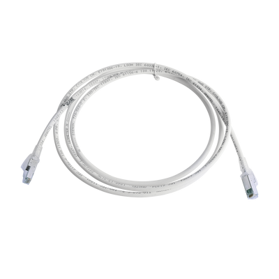 Imagen de Patch Cord Z-MAX Cat6A S/FTP, CM/LS0H, 7ft, Color Blanco