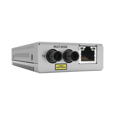 Imagen de Convertidor de medios Fast Ethernet a fibra óptica, conector ST, multimodo (MMF), distancia hasta 2 km