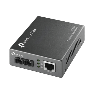 Imagen de Convertidor Fibra Óptica Multimodo /  1 Puerto RJ45 10/100 Mbps / Puerto Fibra Óptica SC 100 Mbps / Hasta 2 Km / Plug and Play