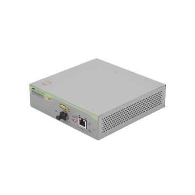 Imagen de Convertidor de medios Gigabit Ethernet PoE+ a fibra óptica, conector LC, multimodo (MMF), distancia hasta 550 m