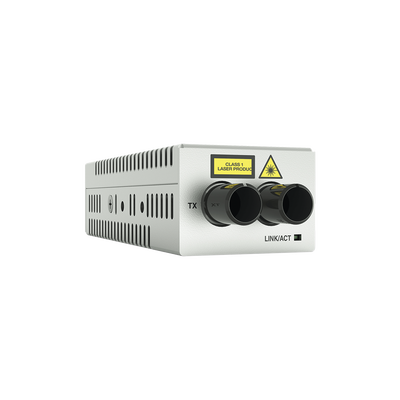 Imagen de Mini Convertidor de medios de cobre a fibra MultiModo de escritorio 1000TX a 1000SX conector ST