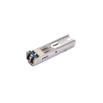 Imagen de Transceptor Industrial, SFP de 10 G, Conector LC, Fibra Multimodo, Hasta 300 m, Soporta temperaturas de -40 a 85°C.