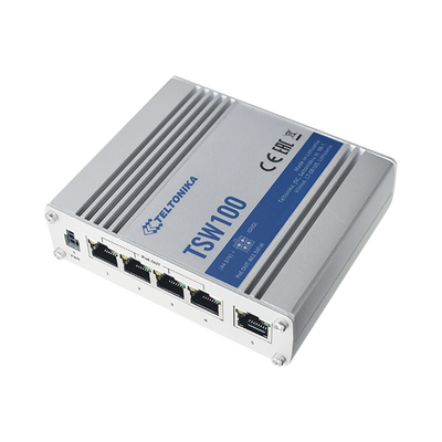 Imagen de Switch Industrial No-Administrable 5 puertos Gigabit, PoE en 4 puertos 802.3af/at (120W)