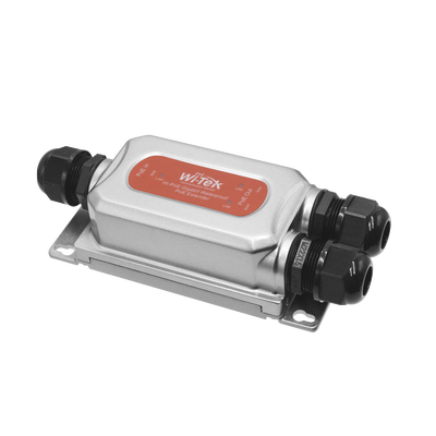 Imagen de Extensor PoE para exterior / Entrada PoE de 90W y 2 salidas PoE de 60W y 30W / Protección IP68 / Ideal para Aplicaciones de CCTV