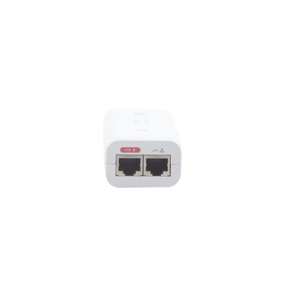 Imagen de Adaptador POE Ubiquiti (48 VDC, 0.32 A) puerto Gigabit, ideal para equipos UniFi