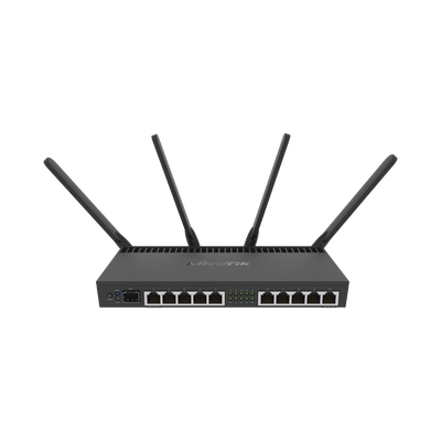 Imagen de Router con Wi-Fi 4x4 MU-MIMO, hasta 2 watts de potencia, antenas de 3 dBi, 10 puertos Gigabit, 1 Puerto SFP+