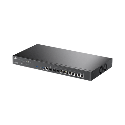 Imagen de Router Omada VPN /  SDN Multi-WAN 10G / 1 Puerto WAN SFP+ 10G / 1 Puerto WAN/LAN SFP+ 10G / 1 Puerto WAN/LAN SFP 1G / 8 puertos LAN/WAN 1G / 2 Puertos USB / 2.3 Millones Sesiones Concurrentes / Administración Centralizada OMADA SDN.