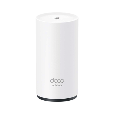 Imagen de Router Inalámbrico MESH Exterior para Hogar / Doble Banda Wi-Fi 6 AX3000 Mbps / 2 Puerto Gigabit WAN/LAN / Puertos PoE 802.3 af/at Entrada / 2 Antenas Internas / Protección IP65 / Administración Mediante la App Deco (iOS, Android)