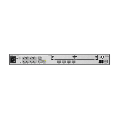 Imagen de Router Empresarial / 2 puertos 10/100/1000 Mbps combo 2 puerto SFP + 1 puerto SFP+ (WAN) / 8 puerto 10/100/1000 Mbps(WAN/LAN) / Rendimiento 6 Gbps / VPN / Balanceo de Cargas / Hasta 1200 Clientes / Administración Nube Gratis