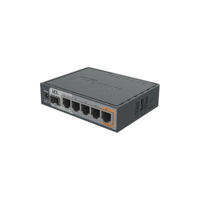 Imagen de (hEX S) Router Dual Core, 5 puertos Gigabit, 1 Puerto SFP, PoE in, PoE Out