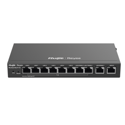 Imagen de Router Balanceador con Función SD-WAN, PoE+ hasta 110w, 10 puertos gigabit (8 puertos PoE), soporta 4x WAN configurables, hasta 200 clientes con desempeño de 1,000 Mbps
