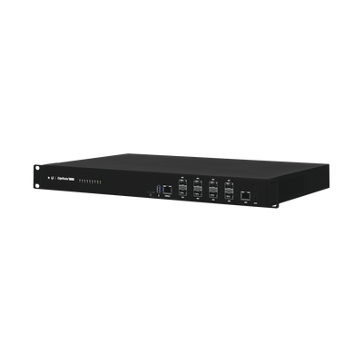 Imagen de EdgeRouter INFINITY de 8 puertos SFP+ 10 G + 1 puerto RJ45 Gigabit, throughput 80 Gbps, 16 núcleos y 16 GB RAM , fuentes de alimentación modulares Hot-Swappable