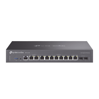 Imagen de Router Omada VPN / SDN Multi-WAN Gigabit / 2 Puertos WAN/LAN RJ45 2.5 Gigabit / 8 Puertos WAN/LAN RJ45 Gigabit / 2 Puertos WAN/LAN SFP Gigabit / 1,000,000 Sesiones Concurrentes / Administración Centralizada Omada o Stand-Alone