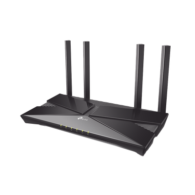 Imagen de Router WiFi 6 doble banda AX 1800 Mbps /  MU-MIMO y OFDMA / 1 Puerto WAN 10/100/1000 Mbps / 4 Puertos LAN 10/100/1000 Mbps / 4 Potentes Antenas / Compatible con EasyMESH