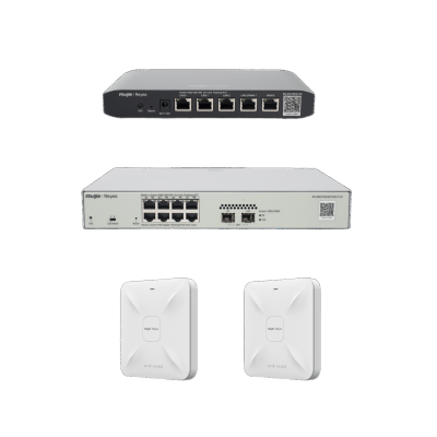 Imagen de Solución Completa de Red para hasta 100 Clientes y hasta 2 servicios de Internet., Ideal para Iniciar un Proyecto de Hotelería u Oficina