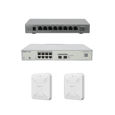 Imagen de Solución Completa de Red para hasta 200 Clientes y hasta 4 servicios de Internet., Ideal para Iniciar un Proyecto de Hotelería u Oficina