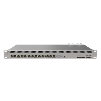 Imagen de RB1100AHx4 Dude Edition, 13 Puertos Gigabit, Almacenamiento M.2 60GB para Base de Datos Dude