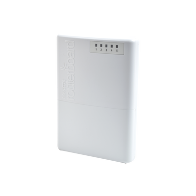 Imagen de (PowerBox) RouterBoard, 5 Puertos Fast Ethernet con PoE Pasivo, para exterior