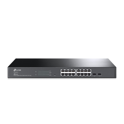 Imagen de Switch Omada SDN Administrable / 16 puertos Gigabit y 2 puertos SFP / Funciones sFlow, QinQ y QoS / Administración centralizada OMADA