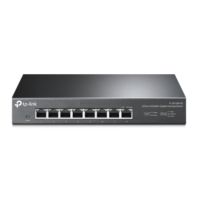 Imagen de Switch Gigabit no administrable de 8 puertos 100 Mbps/ 1 Gbps/ 2.5 Gbps ideal para WiFi 6