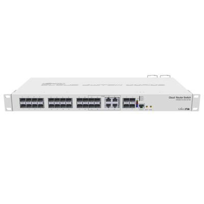 Imagen de (CRS328-4C-20S-4S+RM) Cloud Router Switch Administrable L3, 4 puertos combo TP/SFP, 20 Puertos SFP, 4 Puertos SFP+