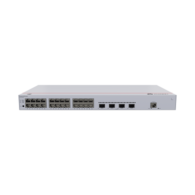 Imagen de Switch de Distribución/Core Gigabit Administrable  Capa 3 / 24 puertos 10/100/1000 Mbps  / 4 Puertos 10GE SFP+ Uplink / ERPS / Rutas Estáticas / iStack / Administración Nube Gratis
