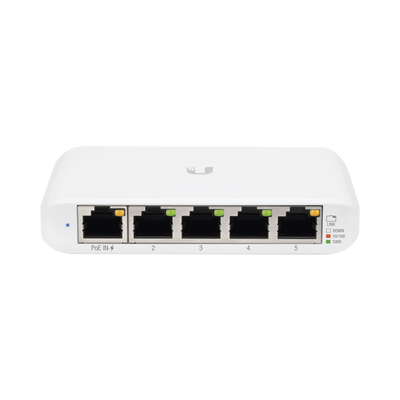 Imagen de Switch UniFi Administrable Compacto de 5 Puertos 10/100/1000 Mbps, soporta entrada de PoE 802.3af/at
