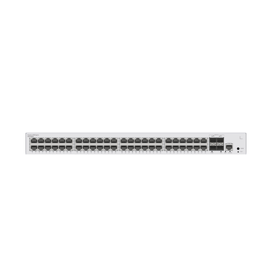 Imagen de Switch de Distribución/Core Gigabit Administrable  Capa 3 / 48 puertos 10/100/1000 Mbps  / 4 Puertos 10GE SFP+ Uplink / ERPS / Rutas Estáticas / iStack / Administración Nube Gratis